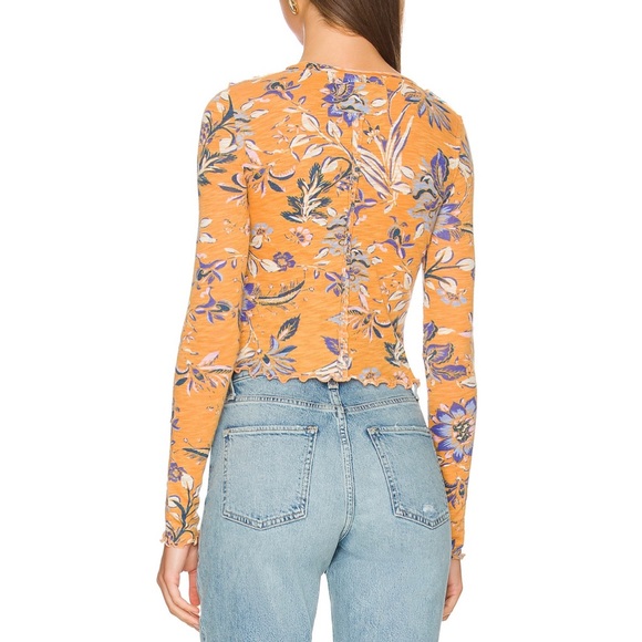 NWOT Free People Dreamed Of You Tee - Picture 2 of 5